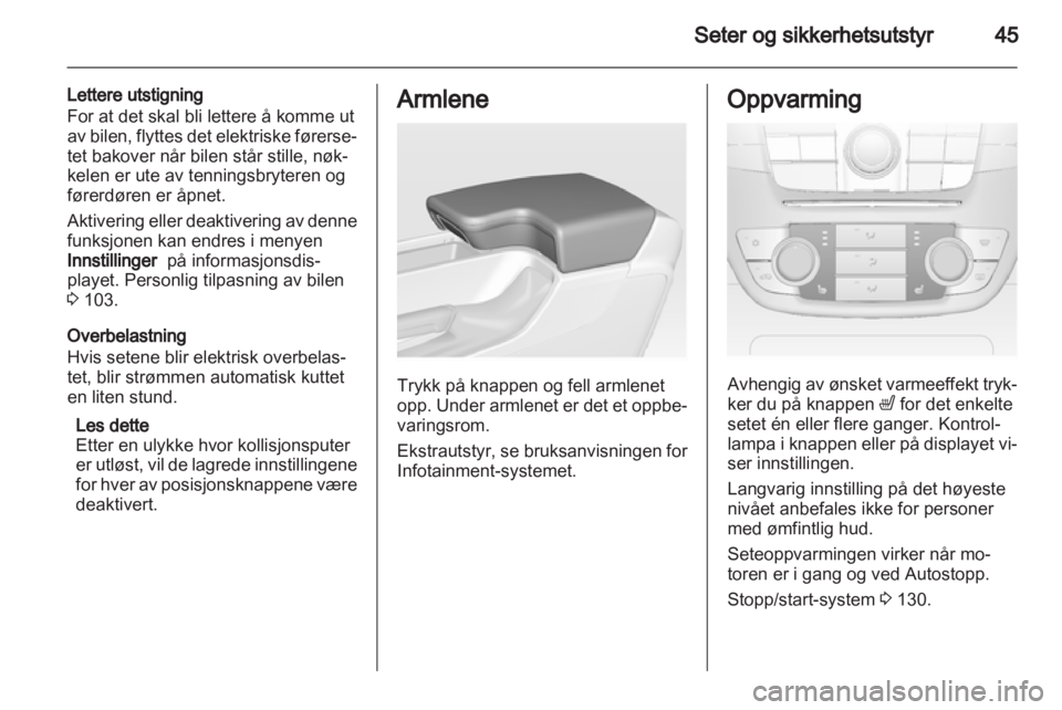 OPEL INSIGNIA 2012.5  Instruksjonsbok 