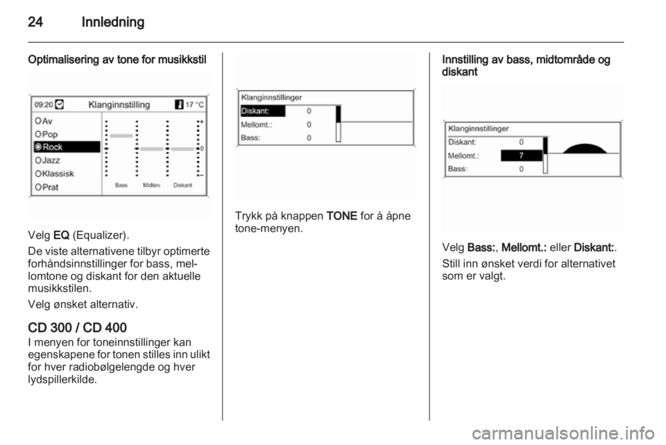 OPEL INSIGNIA 2013  Brukerhåndbok for infotainmentsystem 