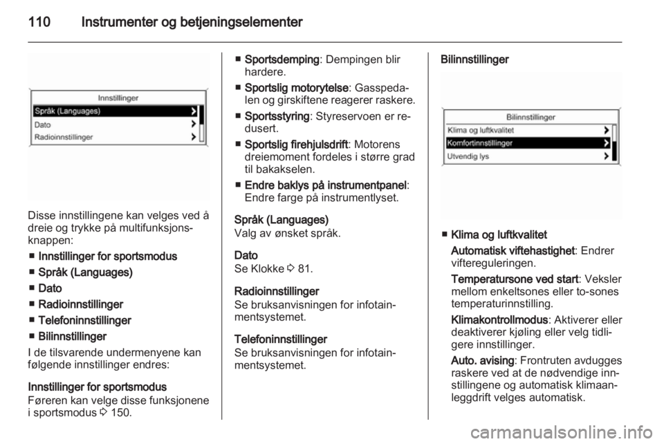 OPEL INSIGNIA 2013  Instruksjonsbok 