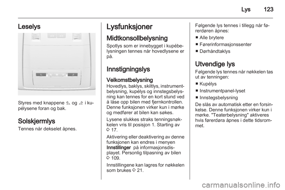 OPEL INSIGNIA 2013  Instruksjonsbok 