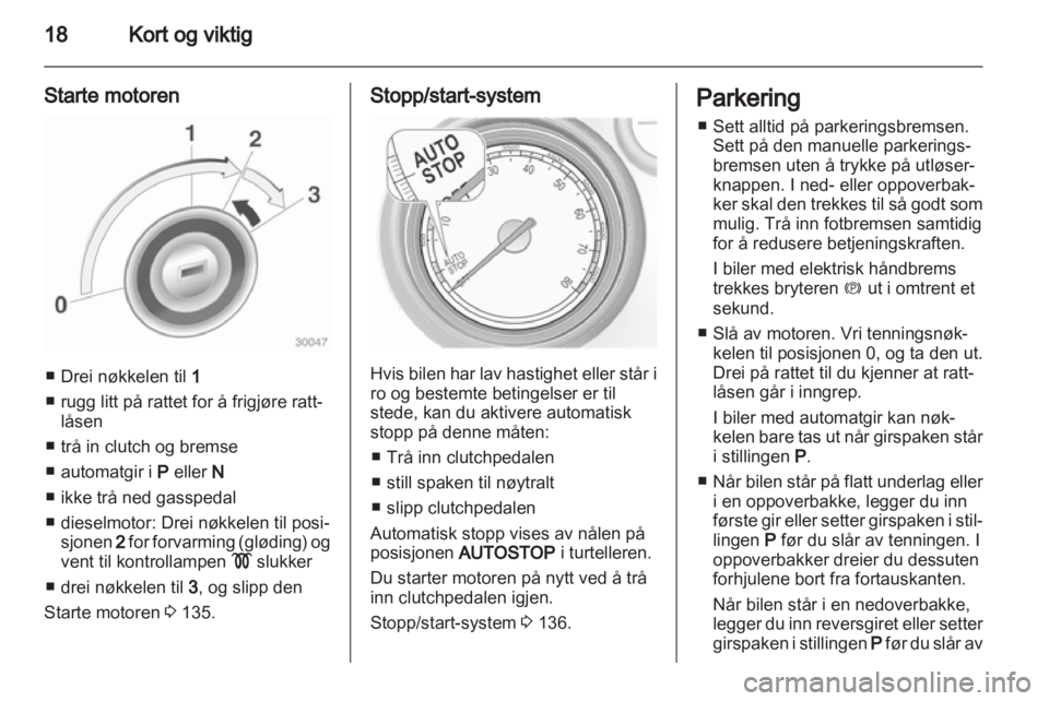 OPEL INSIGNIA 2013  Instruksjonsbok 