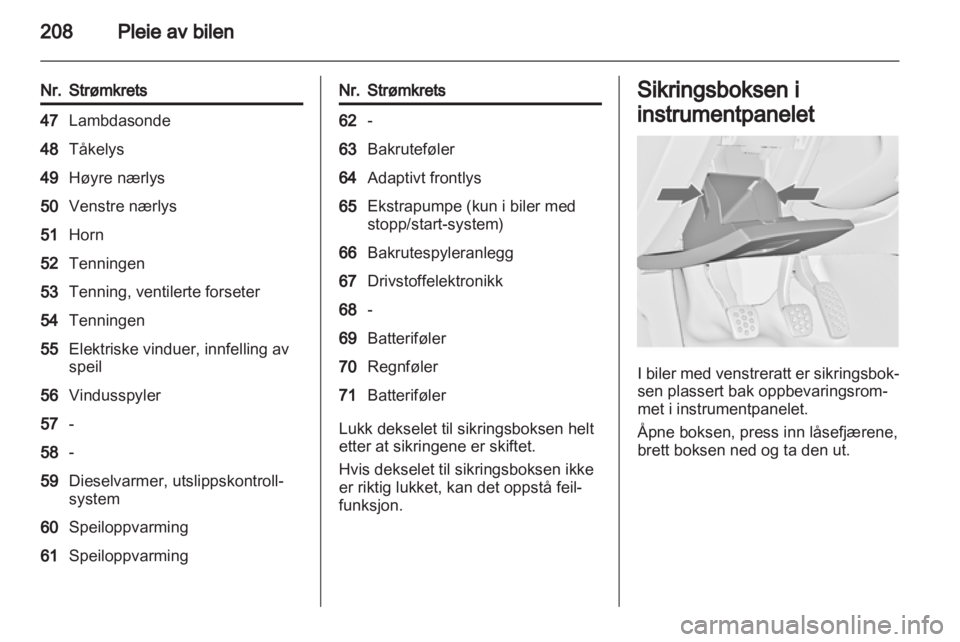 OPEL INSIGNIA 2013  Instruksjonsbok 