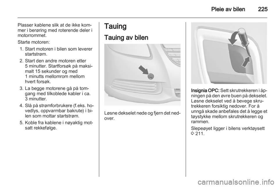 OPEL INSIGNIA 2013  Instruksjonsbok 