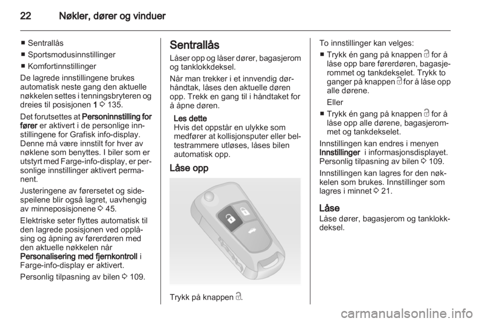 OPEL INSIGNIA 2013  Instruksjonsbok 