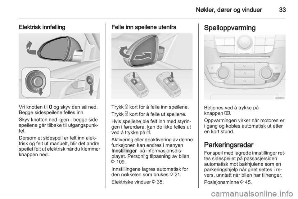 OPEL INSIGNIA 2013  Instruksjonsbok 