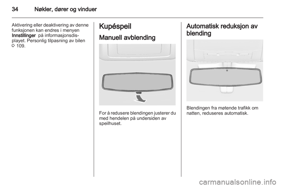 OPEL INSIGNIA 2013  Instruksjonsbok 