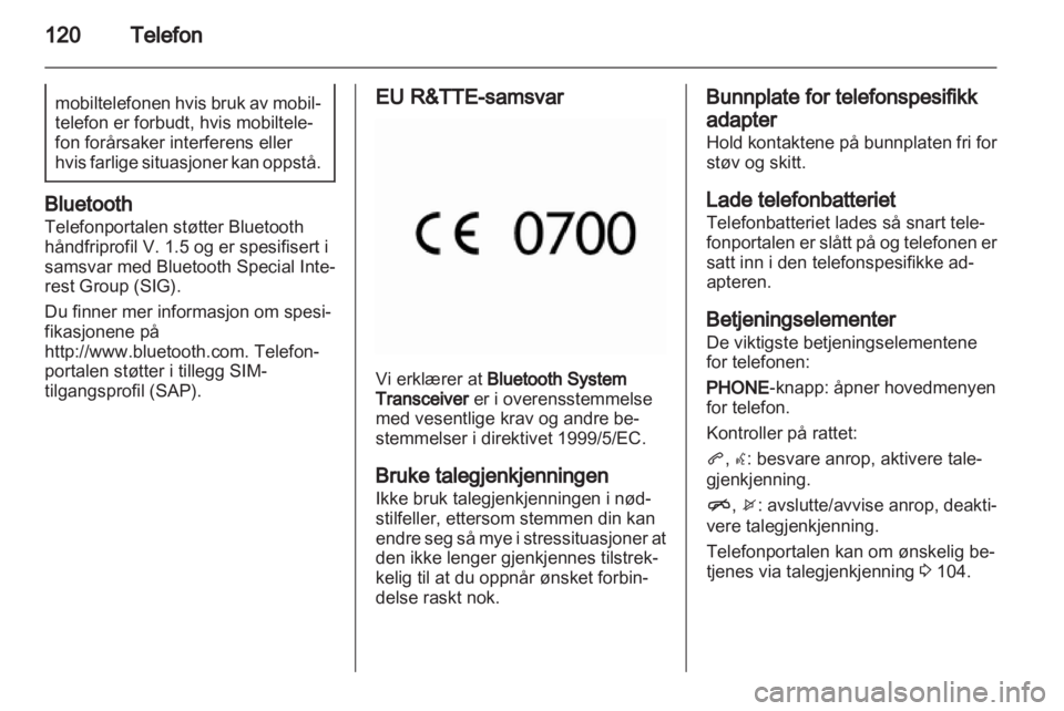 OPEL INSIGNIA 2013.5  Brukerhåndbok for infotainmentsystem 