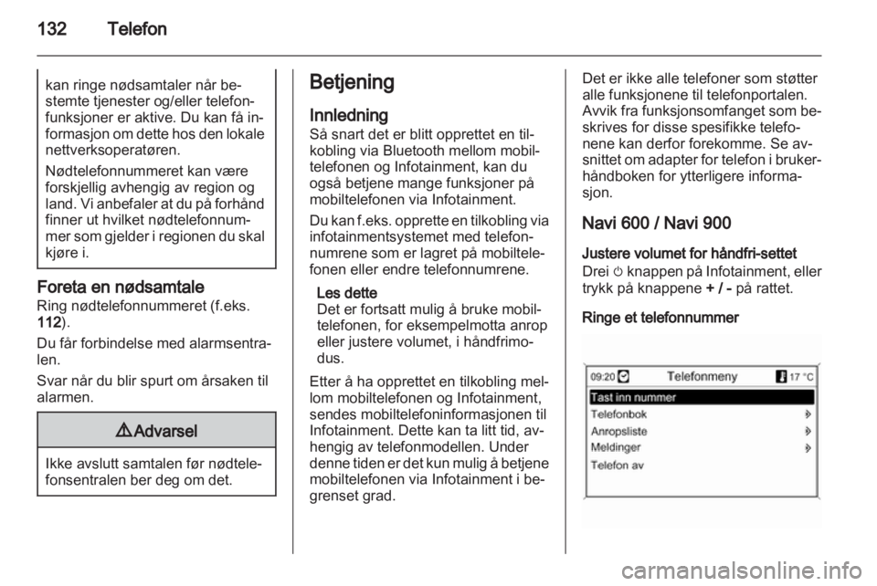 OPEL INSIGNIA 2013.5  Brukerhåndbok for infotainmentsystem 