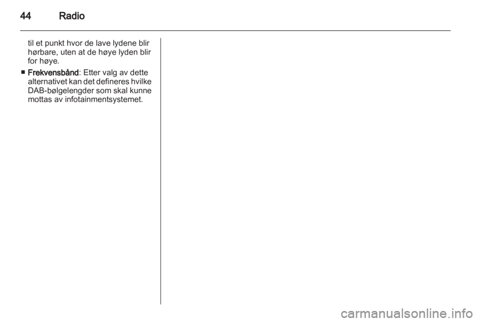 OPEL INSIGNIA 2013.5  Brukerhåndbok for infotainmentsystem 