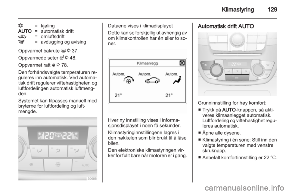 OPEL INSIGNIA 2013.5  Instruksjonsbok 