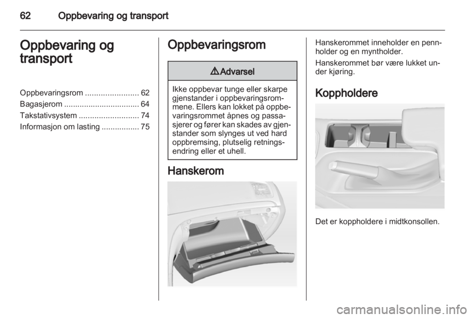 OPEL INSIGNIA 2013.5  Instruksjonsbok 