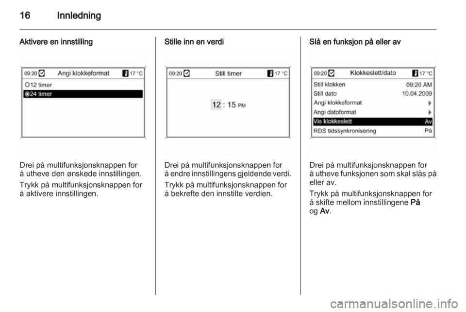 OPEL MERIVA 2011  Brukerhåndbok for infotainmentsystem 