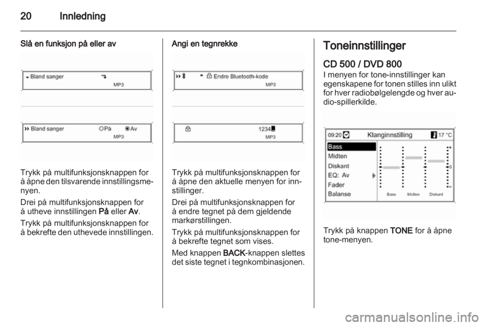 OPEL MERIVA 2011  Brukerhåndbok for infotainmentsystem 