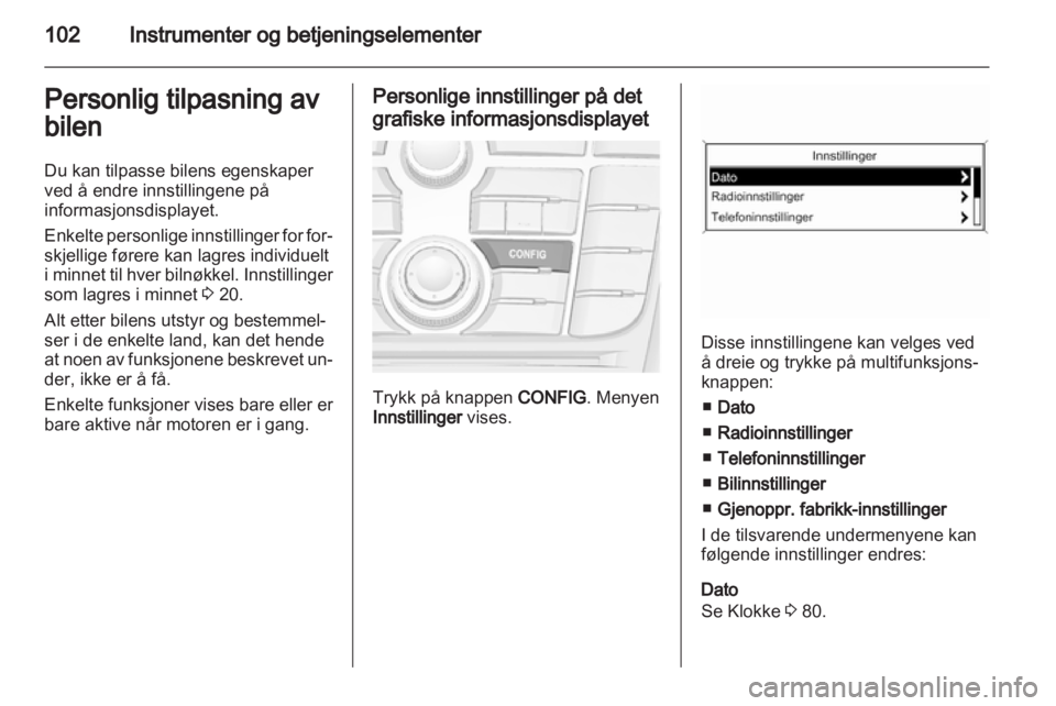 OPEL MERIVA 2011  Instruksjonsbok 