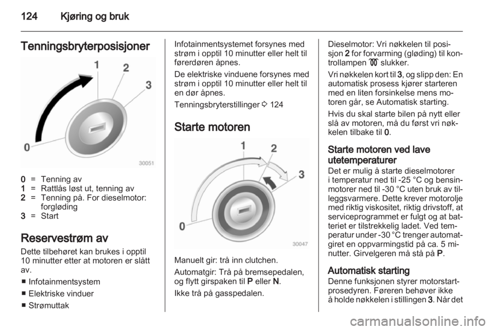 OPEL MERIVA 2011  Instruksjonsbok 