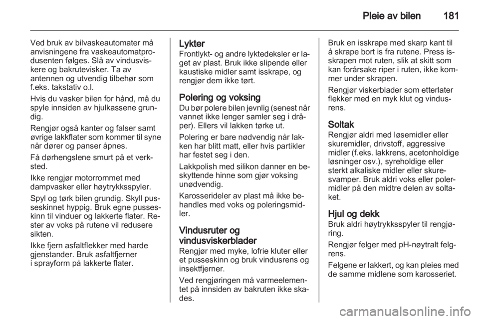 OPEL MERIVA 2011  Instruksjonsbok 