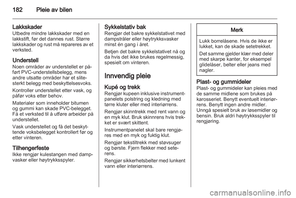 OPEL MERIVA 2011  Instruksjonsbok 