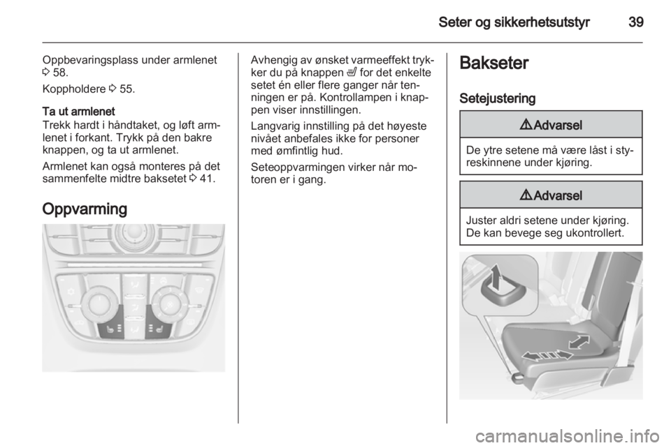 OPEL MERIVA 2011  Instruksjonsbok 