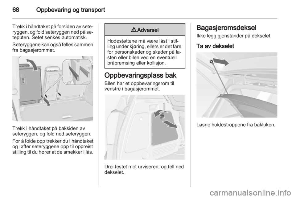OPEL MERIVA 2011  Instruksjonsbok 