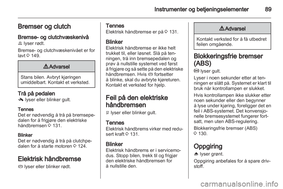 OPEL MERIVA 2011  Instruksjonsbok 