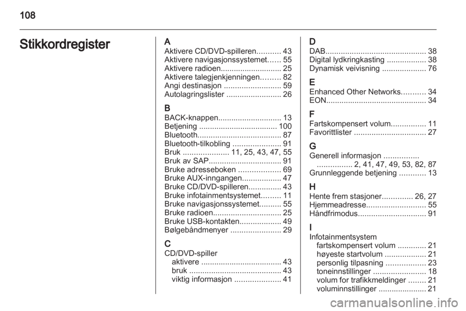 OPEL MERIVA 2011.25  Brukerhåndbok for infotainmentsystem 