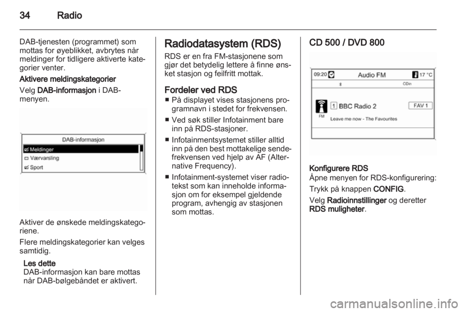 OPEL MERIVA 2011.5  Brukerhåndbok for infotainmentsystem 