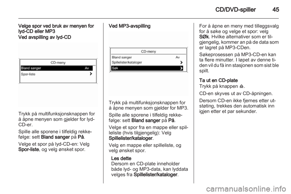 OPEL MERIVA 2011.5  Brukerhåndbok for infotainmentsystem 