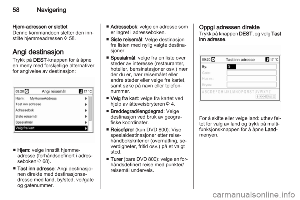 OPEL MERIVA 2011.5  Brukerhåndbok for infotainmentsystem 