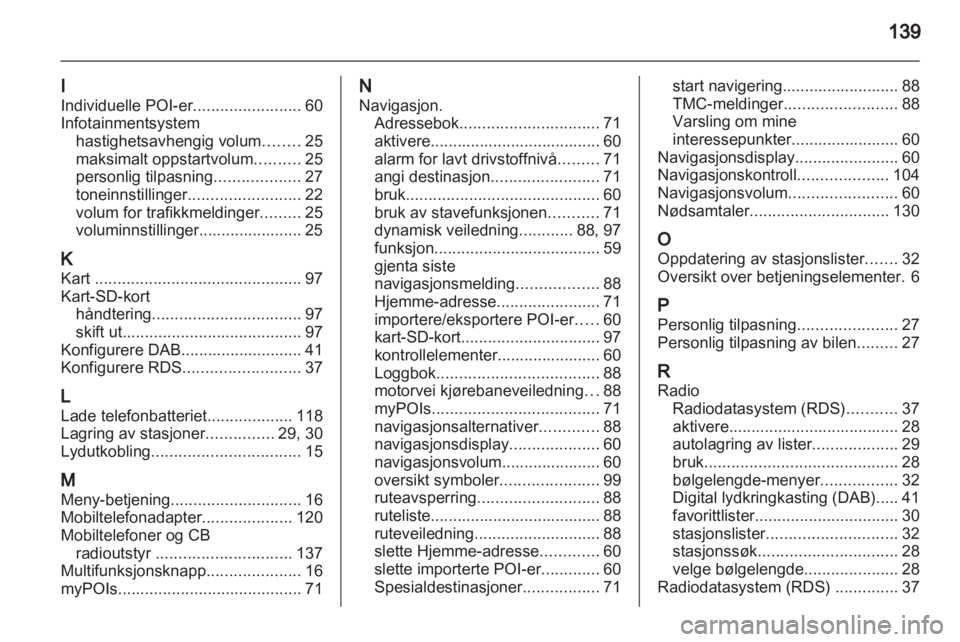 OPEL MERIVA 2012  Brukerhåndbok for infotainmentsystem 