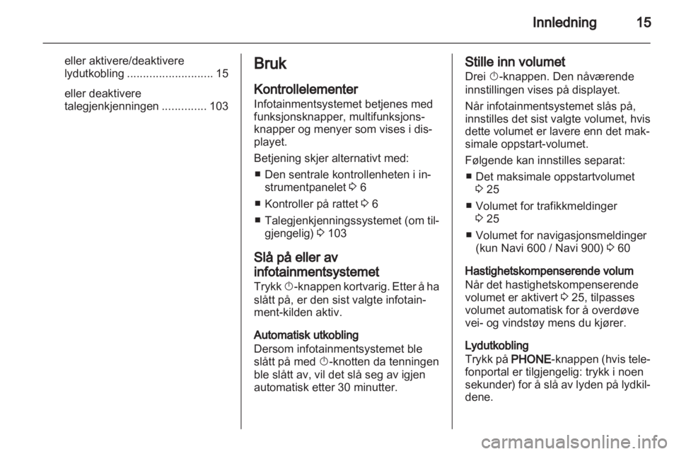 OPEL MERIVA 2012  Brukerhåndbok for infotainmentsystem 