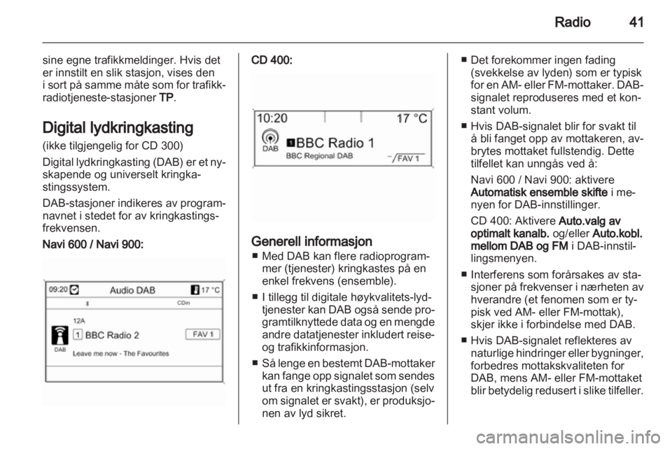 OPEL MERIVA 2012  Brukerhåndbok for infotainmentsystem 