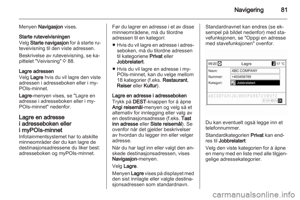 OPEL MERIVA 2012  Brukerhåndbok for infotainmentsystem 