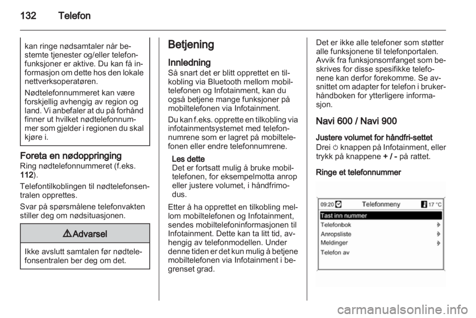 OPEL MERIVA 2012.5  Brukerhåndbok for infotainmentsystem 