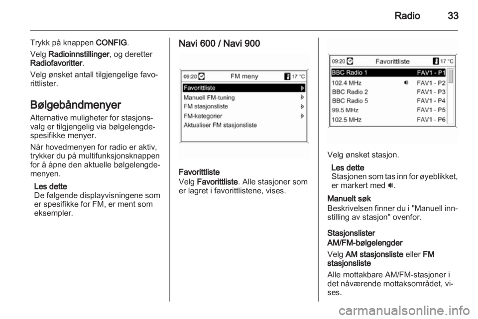 OPEL MERIVA 2012.5  Brukerhåndbok for infotainmentsystem 