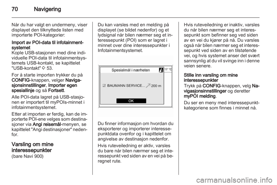 OPEL MERIVA 2012.5  Brukerhåndbok for infotainmentsystem 