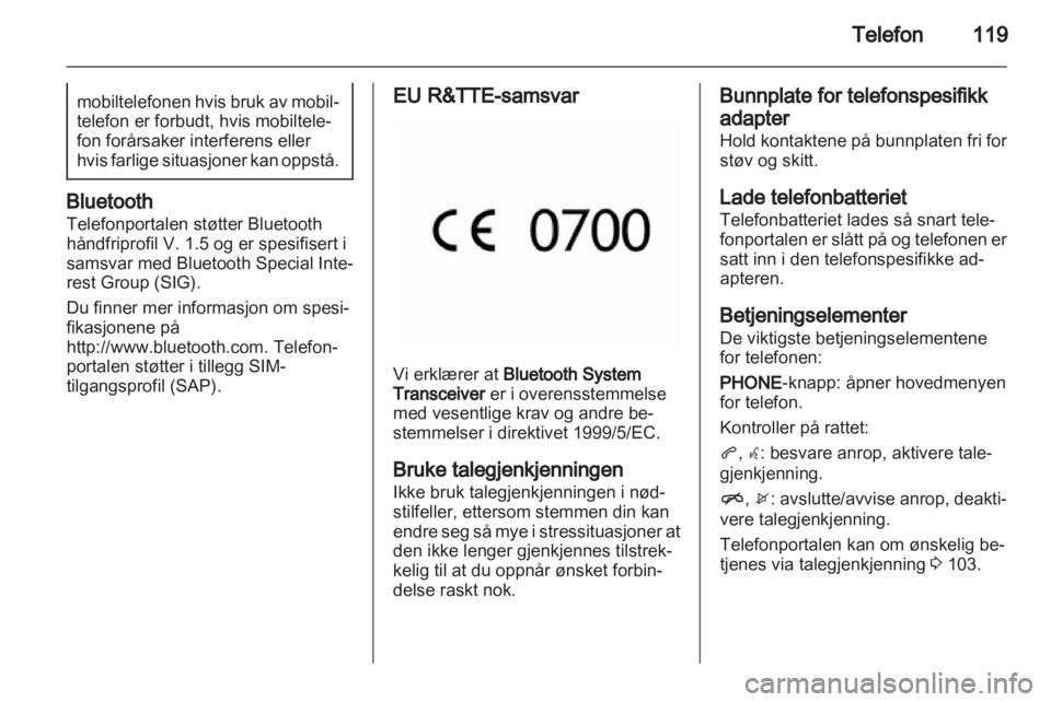 OPEL MERIVA 2013  Brukerhåndbok for infotainmentsystem 