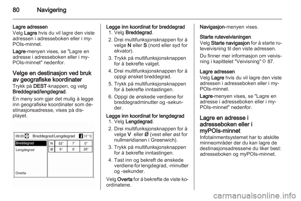 OPEL MERIVA 2013  Brukerhåndbok for infotainmentsystem 