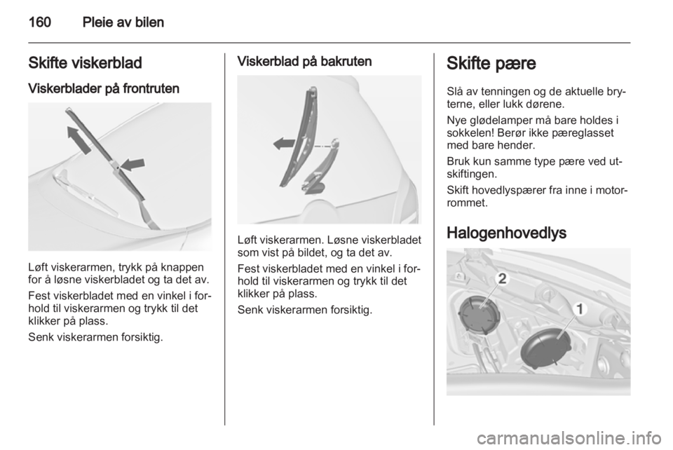 OPEL MERIVA 2013  Instruksjonsbok 