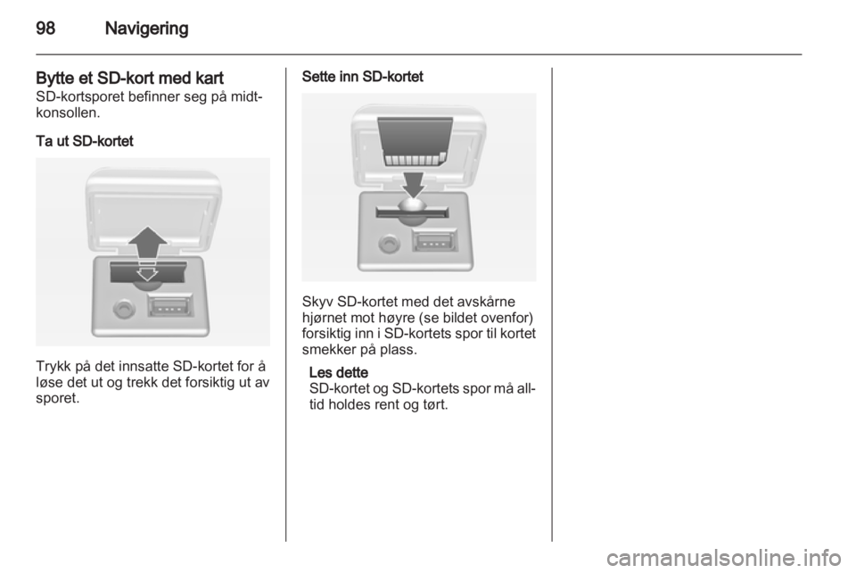OPEL MERIVA 2013.5  Brukerhåndbok for infotainmentsystem 