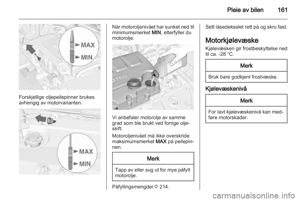 OPEL MERIVA 2013.5  Instruksjonsbok 