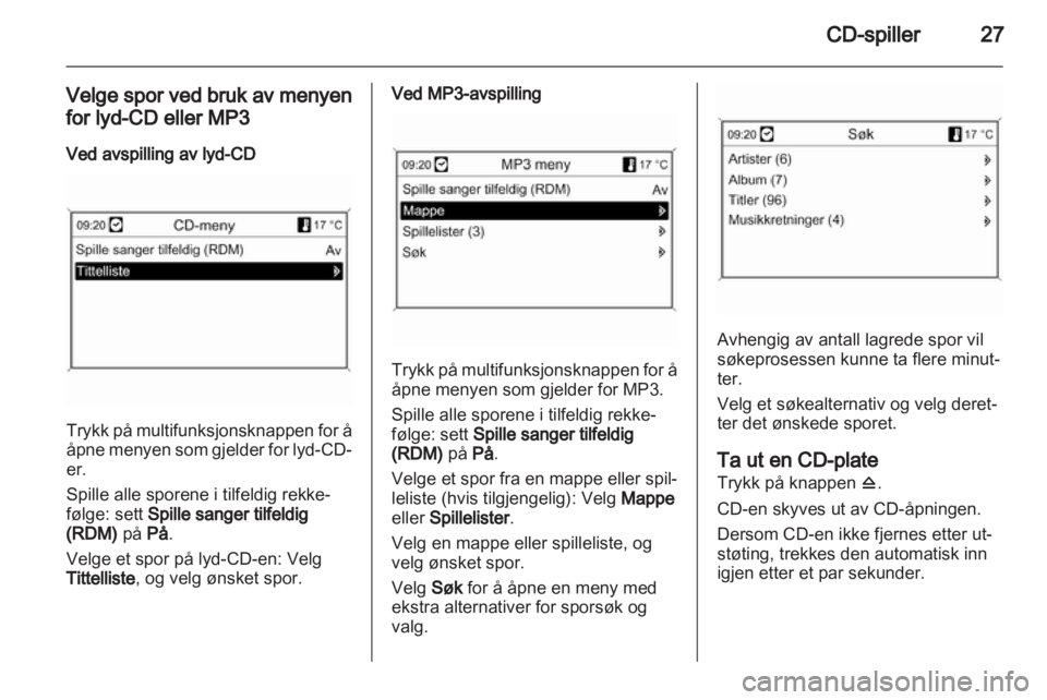 OPEL MOKKA 2013  Brukerhåndbok for infotainmentsystem 