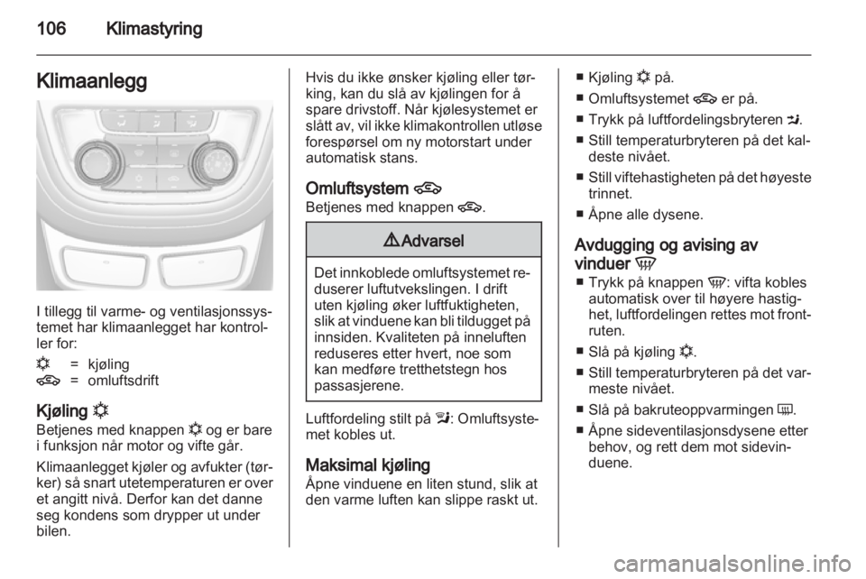 OPEL MOKKA 2013  Instruksjonsbok 