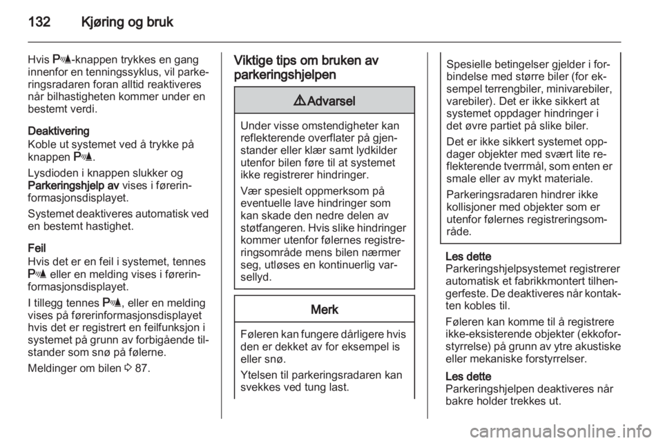 OPEL MOKKA 2013  Instruksjonsbok 