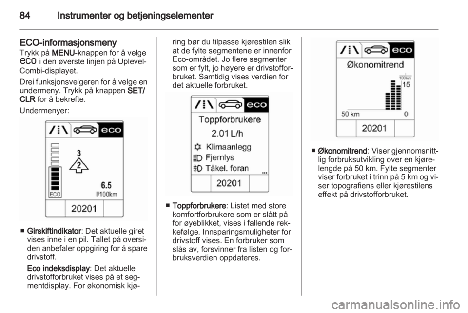 OPEL MOKKA 2013  Instruksjonsbok 