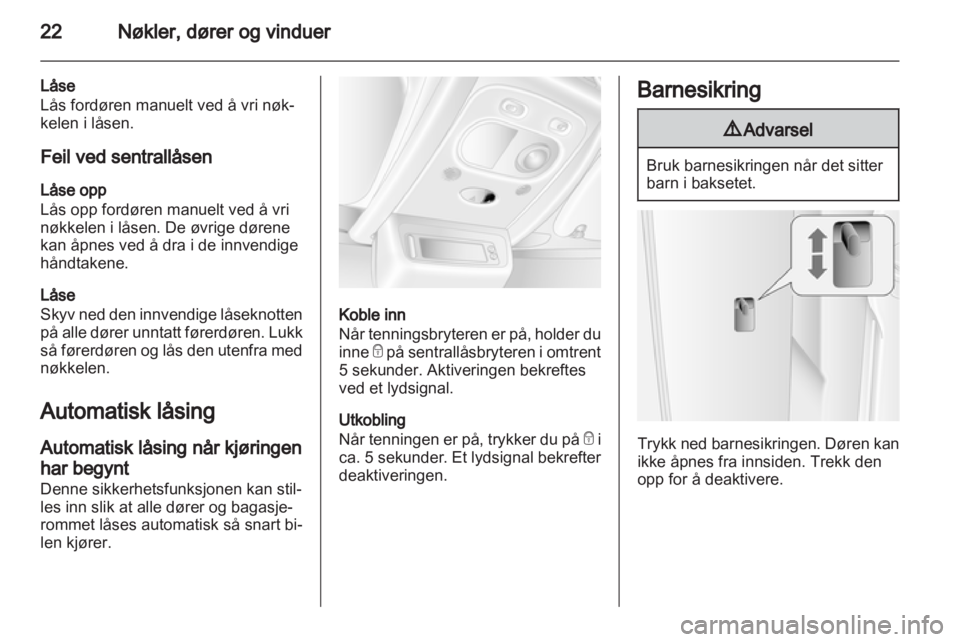 OPEL MOVANO_B 2013.5  Instruksjonsbok 