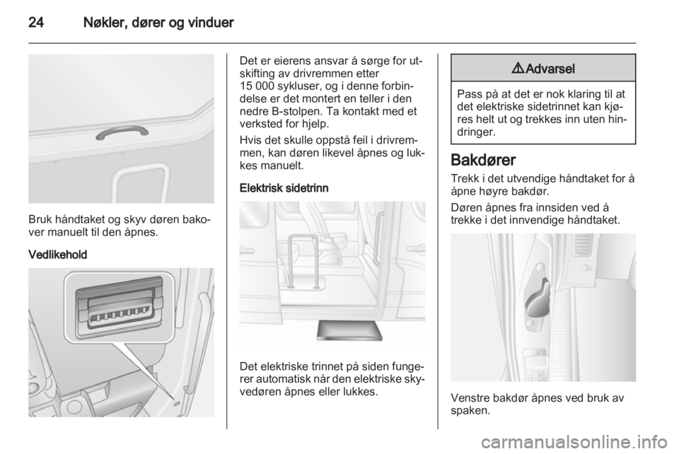 OPEL MOVANO_B 2013.5  Instruksjonsbok 