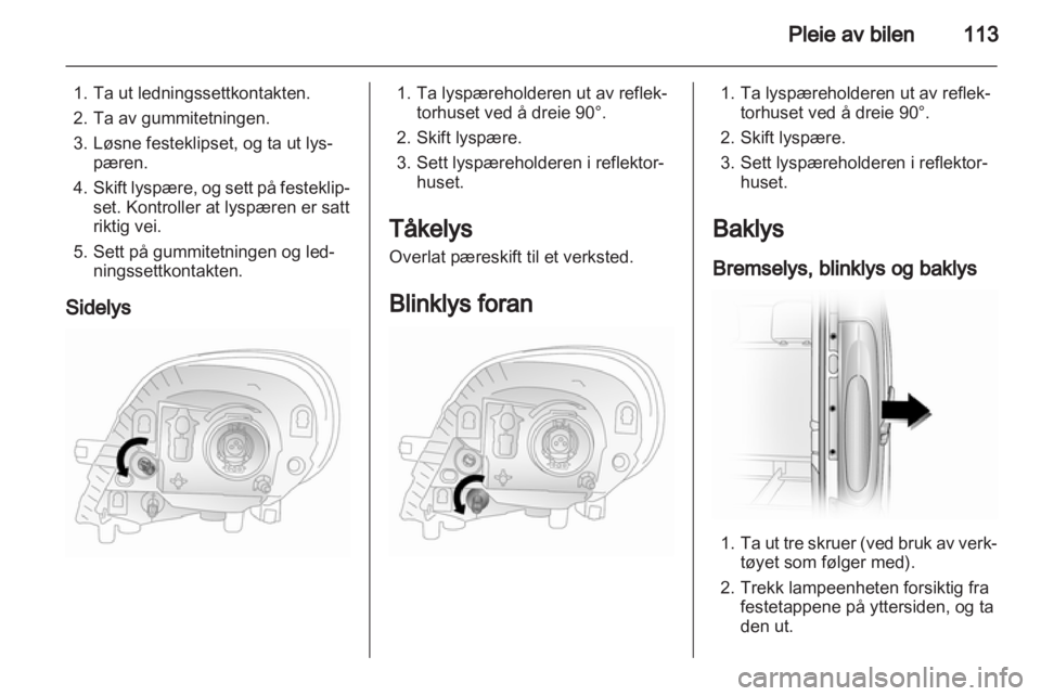 OPEL VIVARO 2011  Instruksjonsbok 
