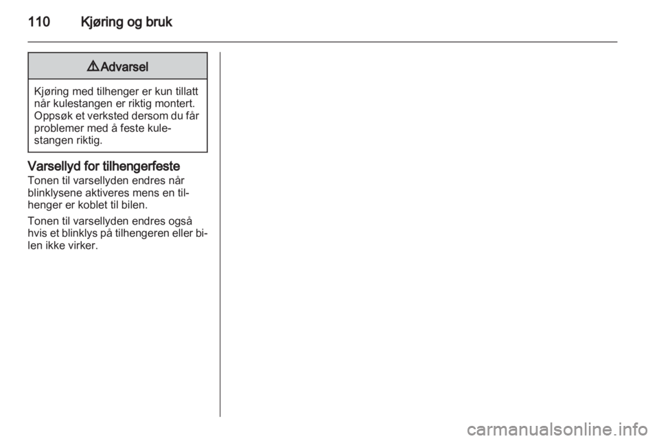 OPEL VIVARO 2013  Instruksjonsbok 