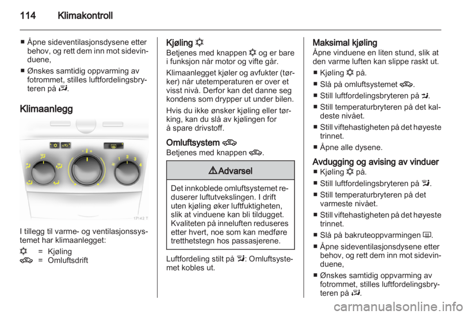 OPEL ZAFIRA 2010  Instruksjonsbok 
