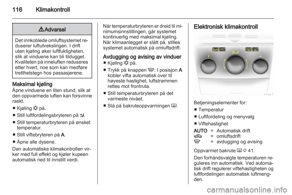 OPEL ZAFIRA 2010  Instruksjonsbok 